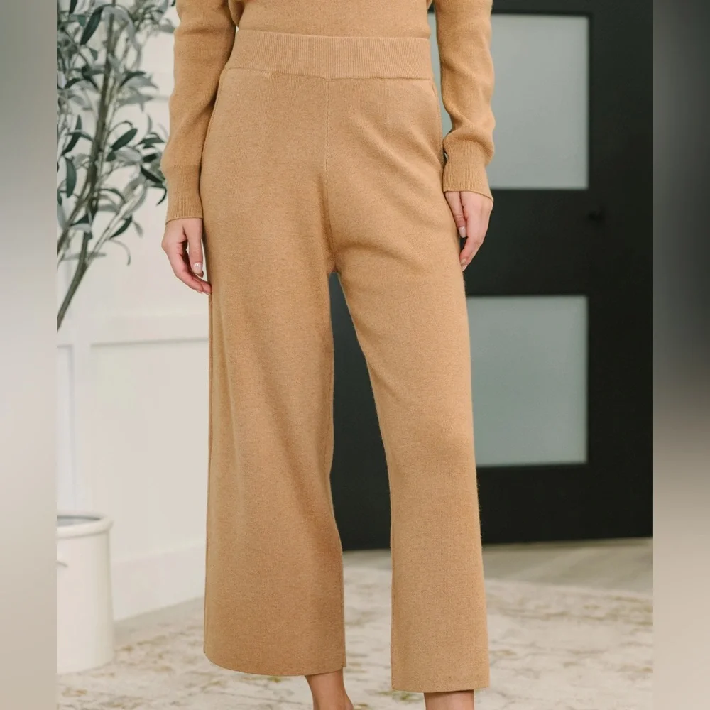 NWT Honeymark Culottes Wool/Cashmere Blend Pants - Picture 6 of 8